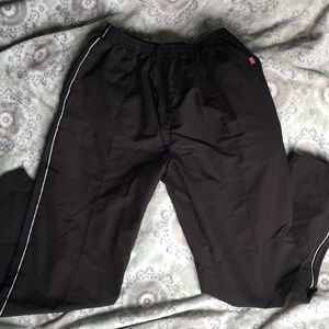 Small black athletic pants from reebok